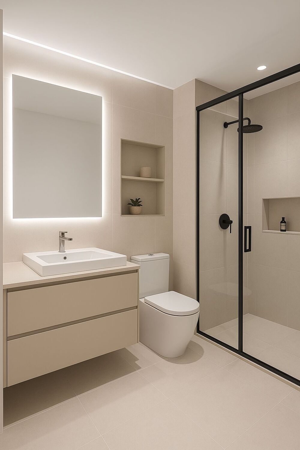 Lüx Banyo Dolabı
